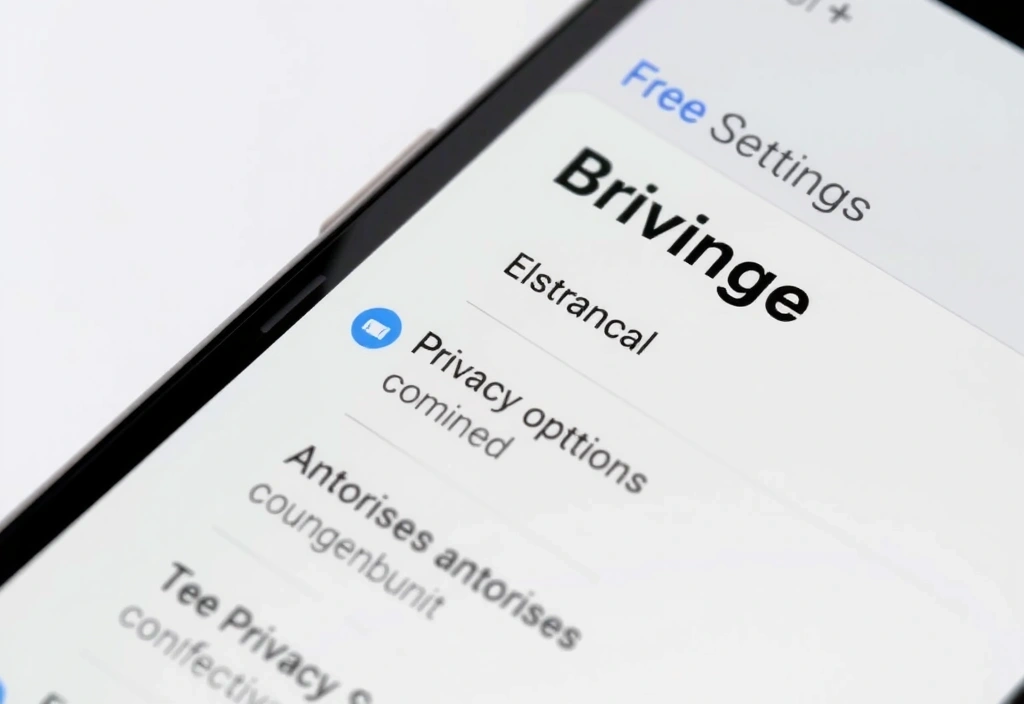 Illustration des paramètres de confidentialité